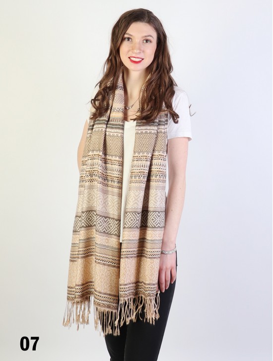 Tribal Fringe Scarf
